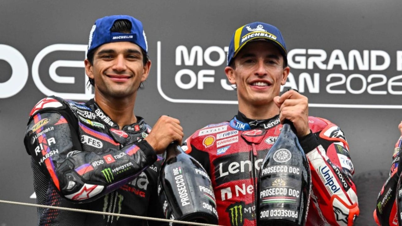 Jorge Martín, líder de MotoGP por delante de Marc Márquez: "Hace un año estaba con 24 huesos rotos"