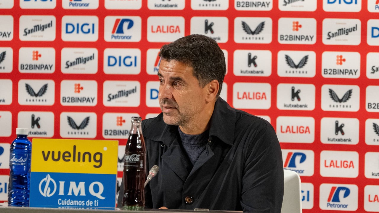 Míchel habla de su situación en el Girona: "Cada día es un examen..."