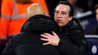 Guardiola le saca los colores a Unai Emery