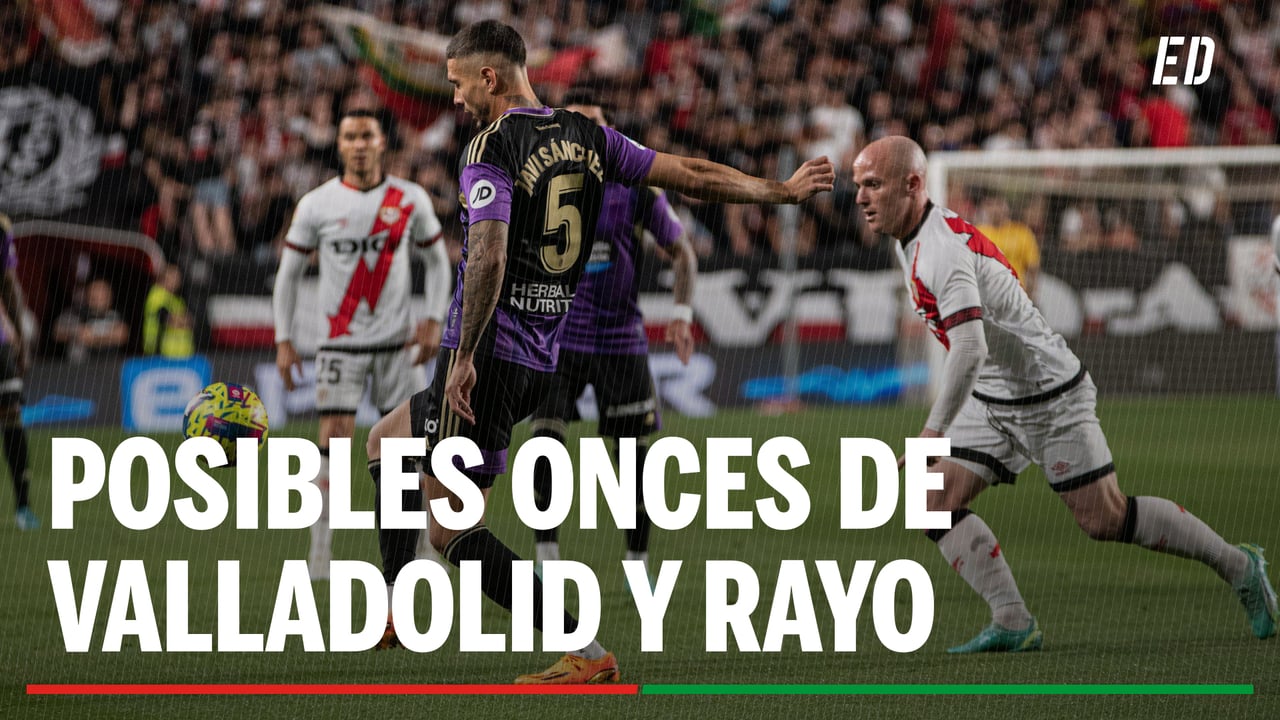 Alineaciones Real Valladolid – Rayo Vallecano: Alineación posible de Real Valladolid y Rayo Vallecano en el partido de hoy de LaLiga EA Sports