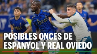 Alineaciones Espanyol - Real Oviedo: Alineación de Espanyol y Real Oviedo en el partido de hoy de LaLiga EA Sports