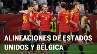 Estados Unidos - Bélgica: alineaciones probables, horario, canal y dónde ver en TV el partido de octavos de final del Mundial 2026