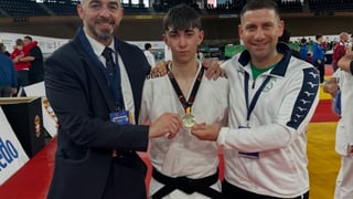 Álvaro Gallardo, el almeriense de apenas dieciséis años que va dando pasos de gigantes en judo: "Estoy en el instituto pensando en entrenar por la tarde"