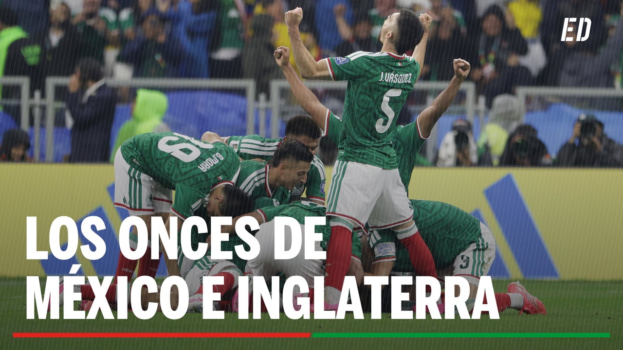 México - Inglaterra: alineaciones probables, canal y dónde ver en TV hoy el partido de octavos de final del Mundial 2026