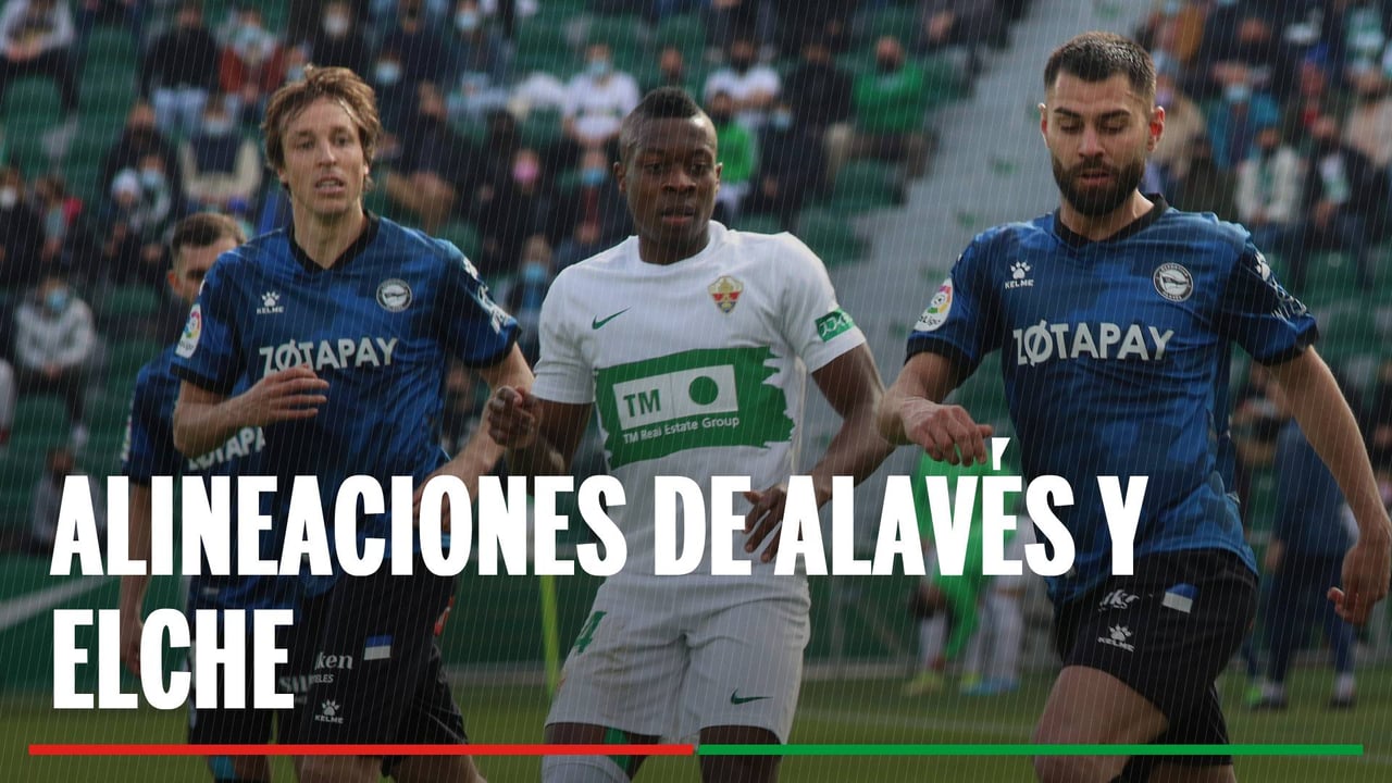 Alineaciones Alavés - Elche: Alineaciones confirmadas de Alavés y Elche en la jornada 8 de LaLiga EA Sports