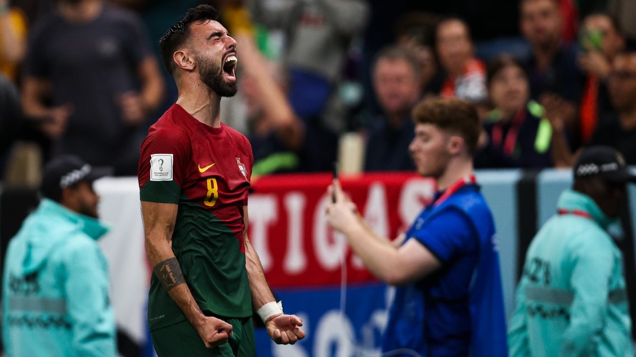 Portugal - Uruguay: Bruno Fernandes ejerce de Cristiano para hacer historia (2-0)