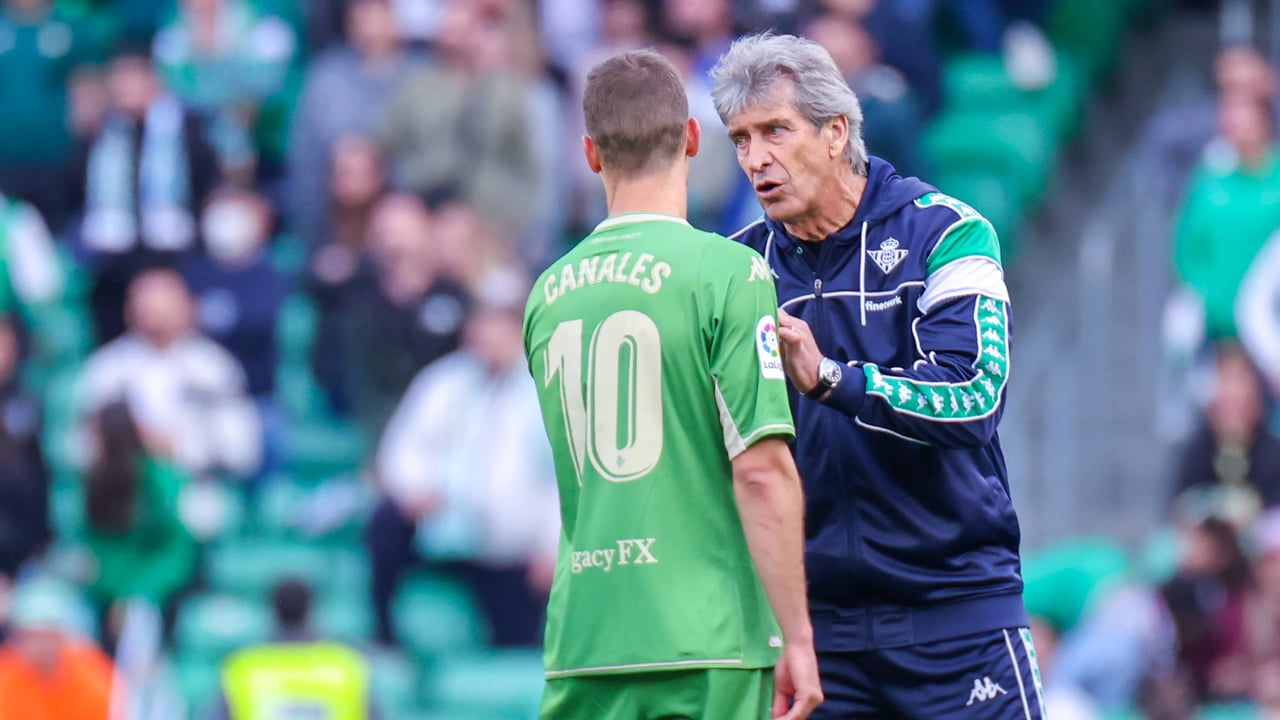 Al "bético a tope" Canales no le sale una mala palabra de Pellegrini: "Es buena persona"