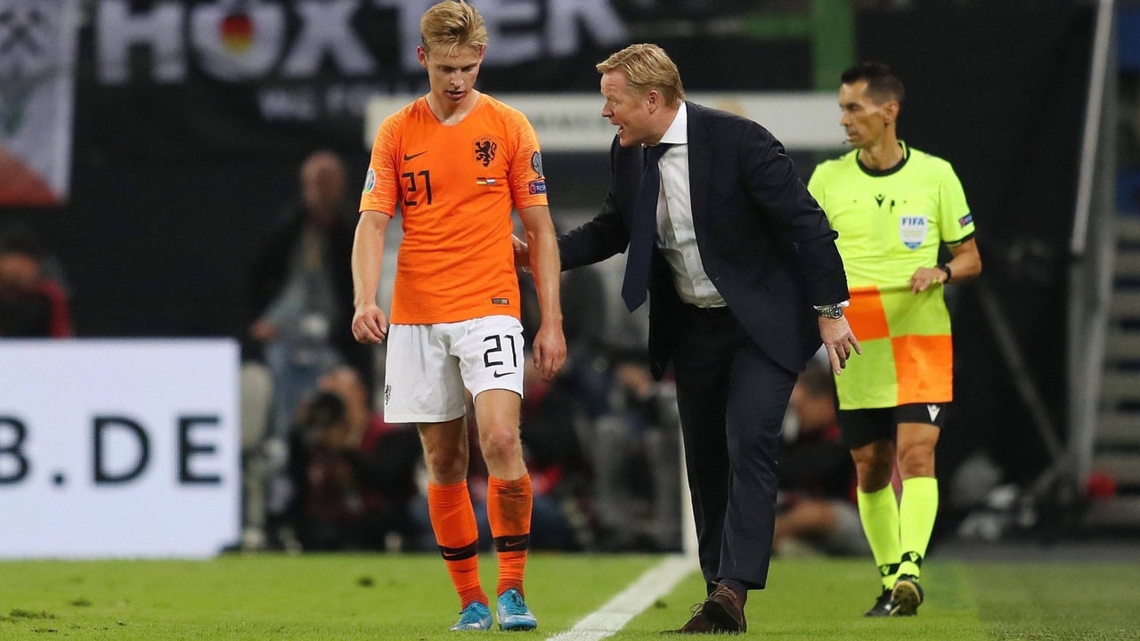 De Jong pasa examen con Koeman