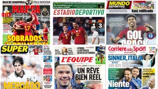Lamine Yamal, una Selección española líder, renovación de Isco, la lesión de Yeremy Pino... Así vienen las portadas