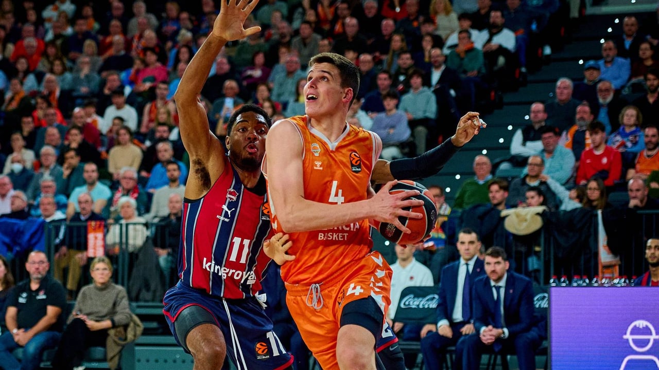 Baskonia - Valencia Basket, en directo hoy el partido de la Euroliga 2025-26 de baloncesto en vivo