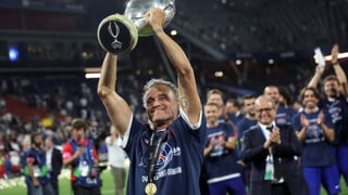 Luis Enrique, entrenador del PSG, tras conquistar la Supercopa de Europa: "Haremos todo lo posible por lograr la tercera Champions"