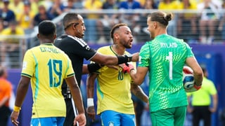 Entre Nyland y Neymar saltaron más que chispas: "Te lo paro, eh; a mí no..."