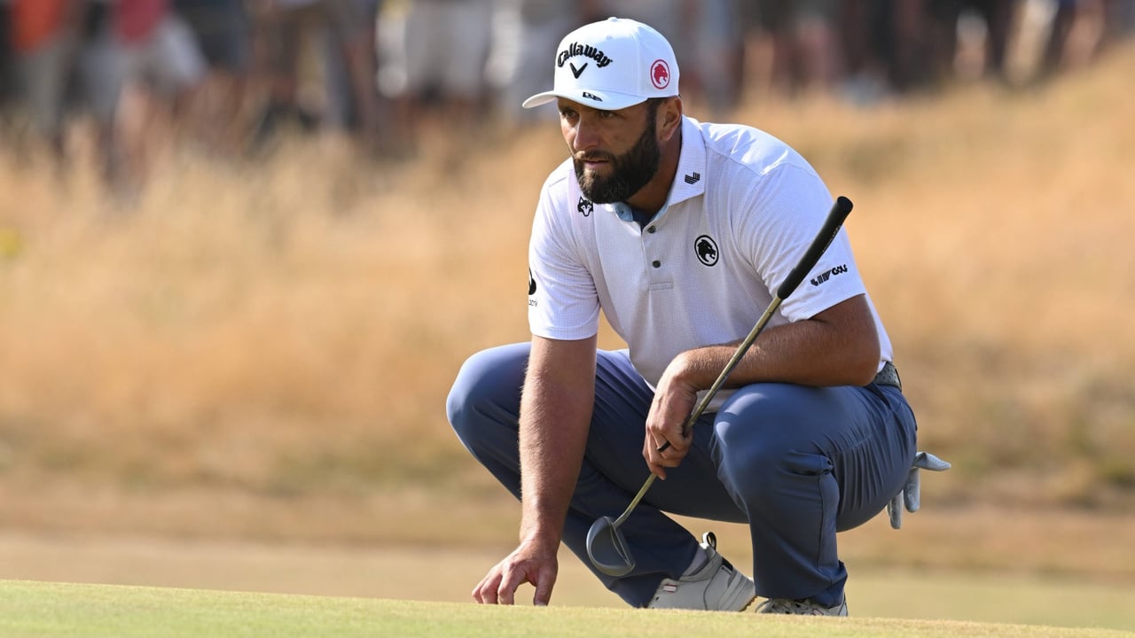 Jon Rahm reacciona a tiempo tras ser amonestado en el British Open