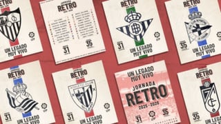LaLiga confirma la 'Jornada Retro' con camisetas vintage con la excepción de cuatro clubes