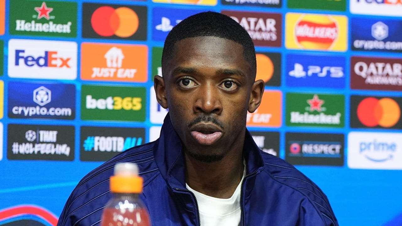 Dembélé se acuerda de Mbappé antes de la final de Champions