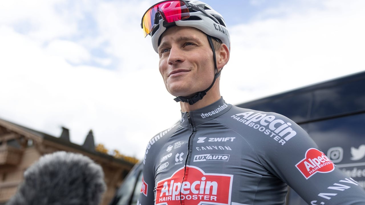 Mathieu Van der Poel hace oficial su triple batalla con Tadej Pogacar