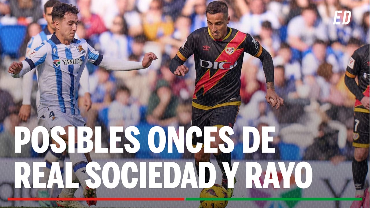 Alineaciones Real Sociedad – Rayo Vallecano: Alineación posible de Real Sociedad y Rayo Vallecano en el partido de hoy de LaLiga EA Sports