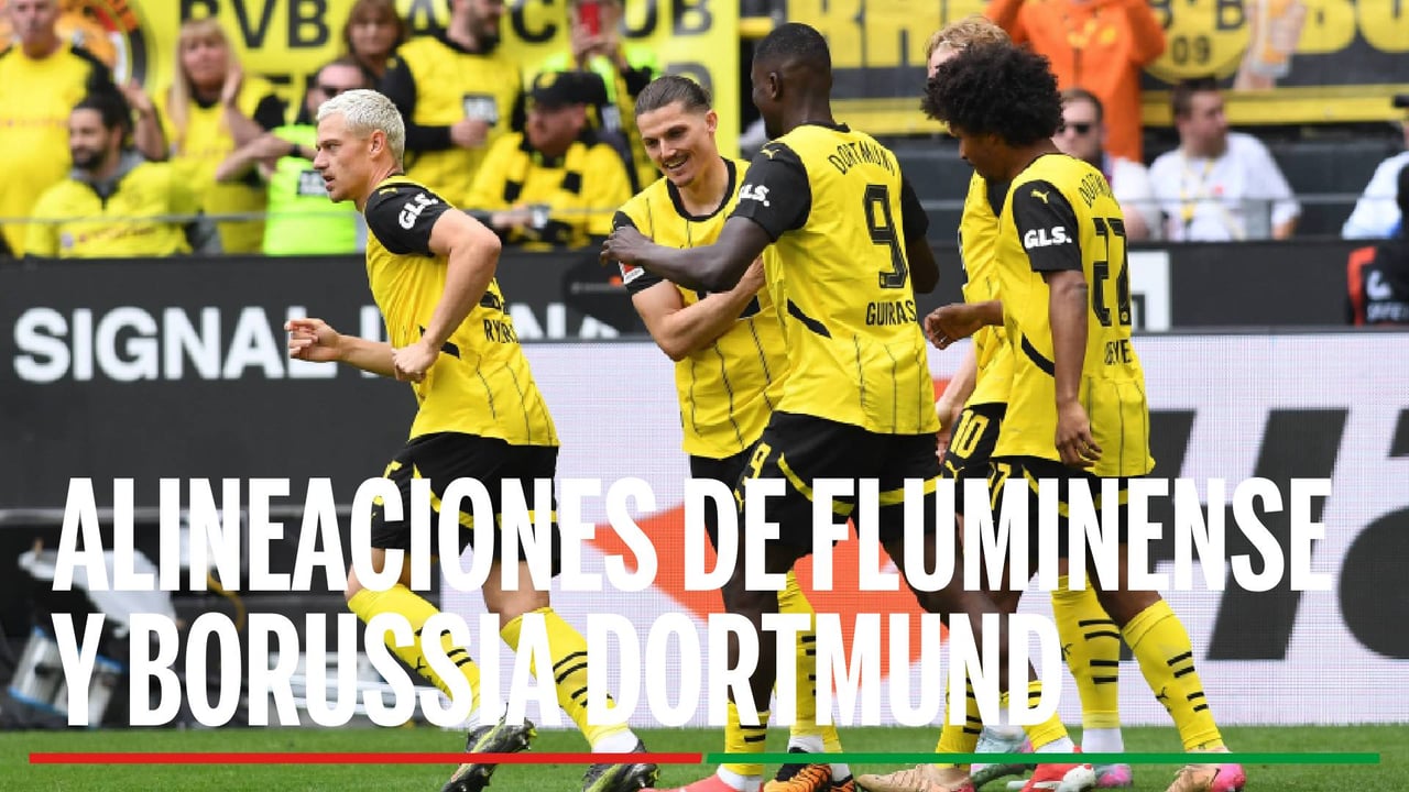 Alineaciones Fluminense - Borussia Dortmund: Onces titulares de Fluminense y Dortmund en la primera jornada del Mundial de Clubes