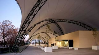 La 'fan zone' de la Real Sociedad en Sevilla: muy cerca de La Cartuja y de fácil acceso