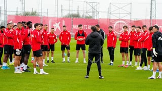 El Sevilla retoma los entrenamientos pendiente del estado físico de Rubén Vargas, Azpilicueta y Maupay 