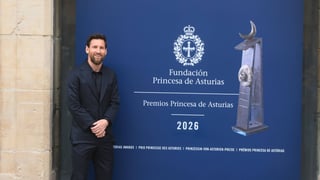 Messi recuerda a su padre antes de recibir el Princesa de Asturias: "Estaba muy ilusionado con este premio, seguro que lo disfruta ahí arriba"