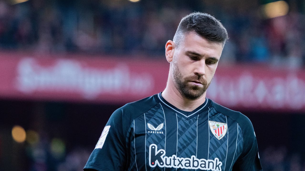 El relevo de Unai Simón en el Athletic Club, que paró a Nico Williams