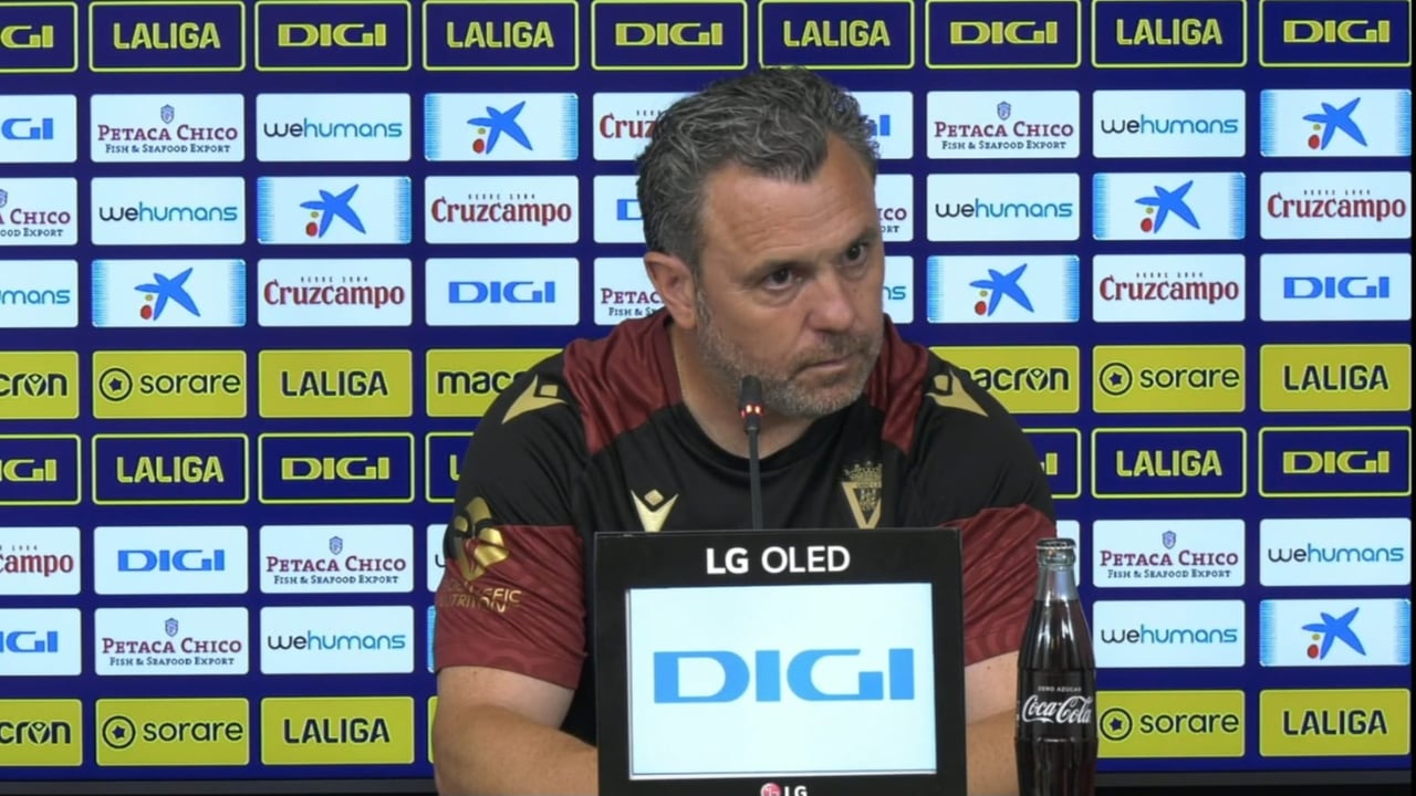 Sergio González ya ve al Cádiz con galones