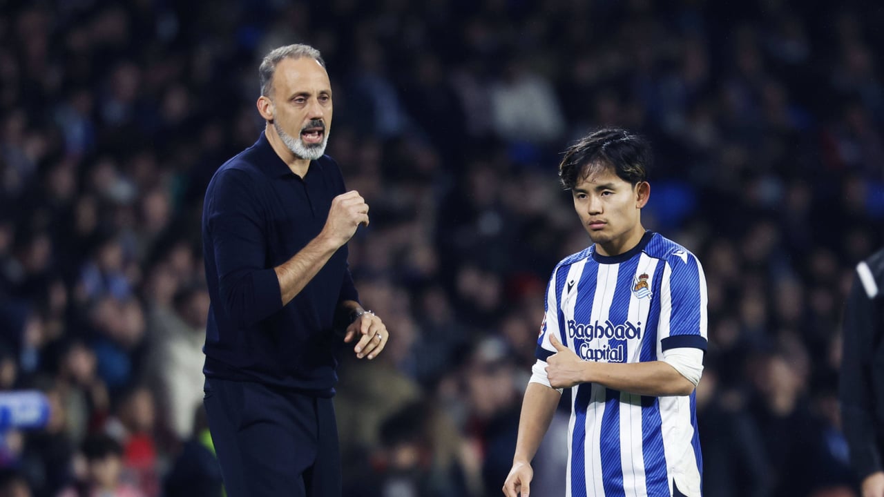 Pellegrino Matarazzo, menos optimista con la vuelta de Take Kubo: "Le queda tiempo"