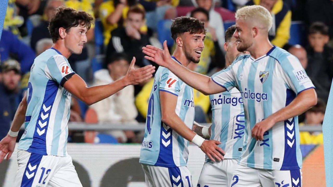 Las Palmas 0-1 Málaga: Larrubia da el primer paso y La Rosaleda dictará sentencia
