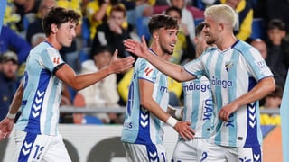Las Palmas 0-1 Málaga: Larrubia da el primer paso y La Rosaleda dictará sentencia