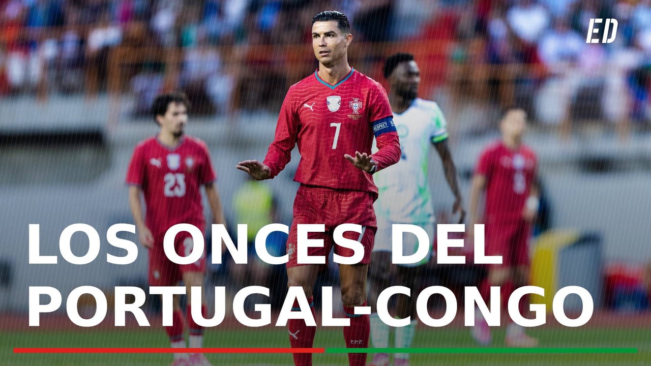 Portugal - RD Congo: alineaciones probables, horario y dónde ver en TV el partido del grupo K del Mundial 2026