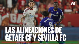 Alineaciones Getafe - Sevilla: alineación probable de Getafe y Sevilla en la jornada 25 de LaLiga