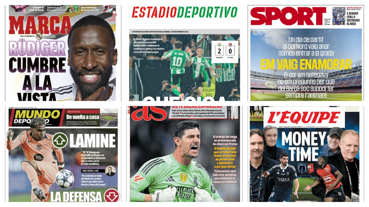 Los puntos fuertes y débiles del Barcelona, la apuesta de Courtois, la renovación de Rudiger... Así vienen las portadas