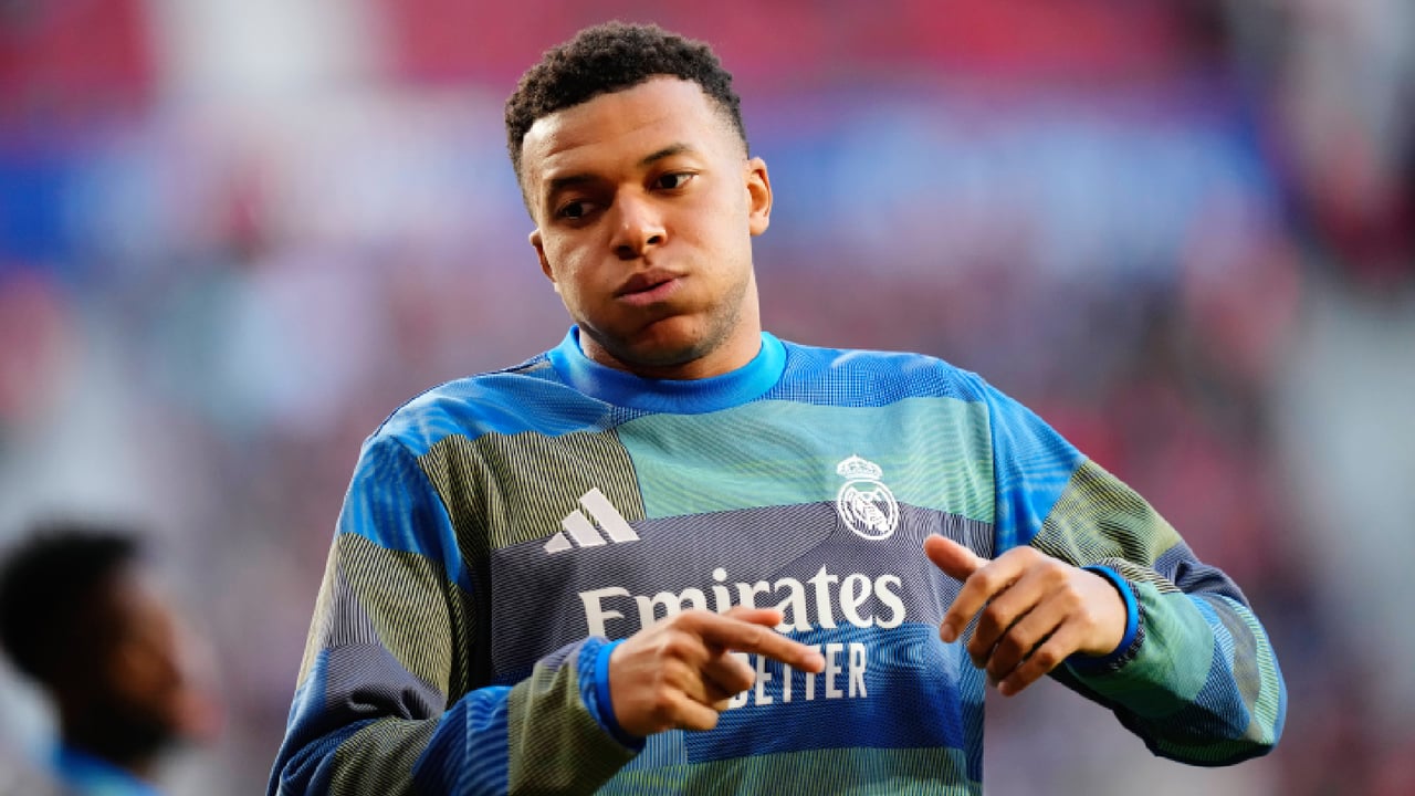 Alarma Mbappé: el francés pierde peso en el Real Madrid