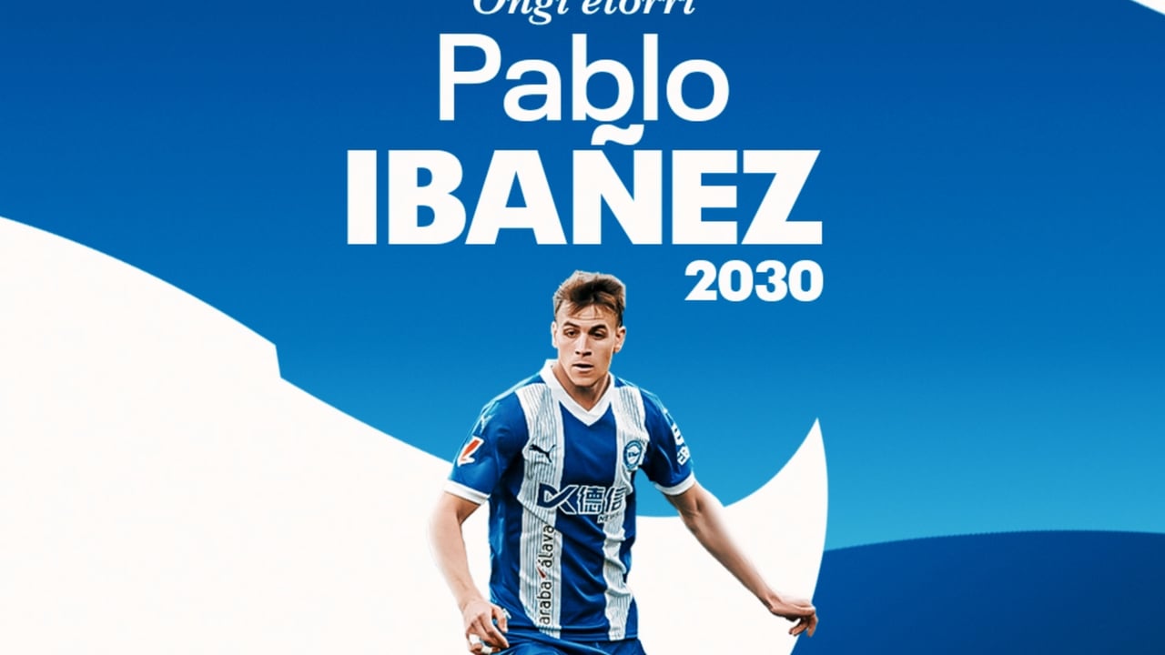 Oficial: Pablo Ibáñez firma con el Alavés hasta 2030