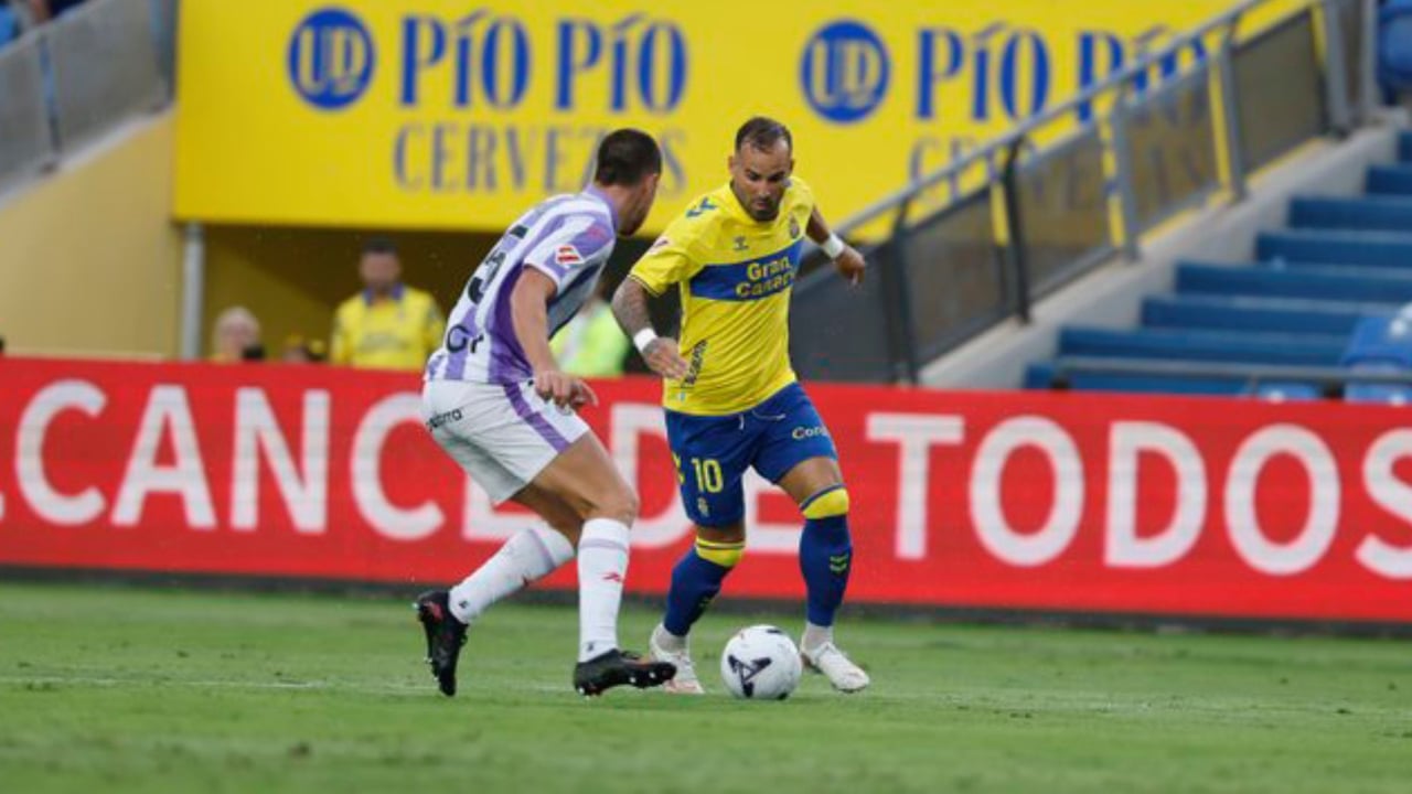 Tensión en el partido entre Las Palmas y el Valladolid: "Eres un subnormal"
