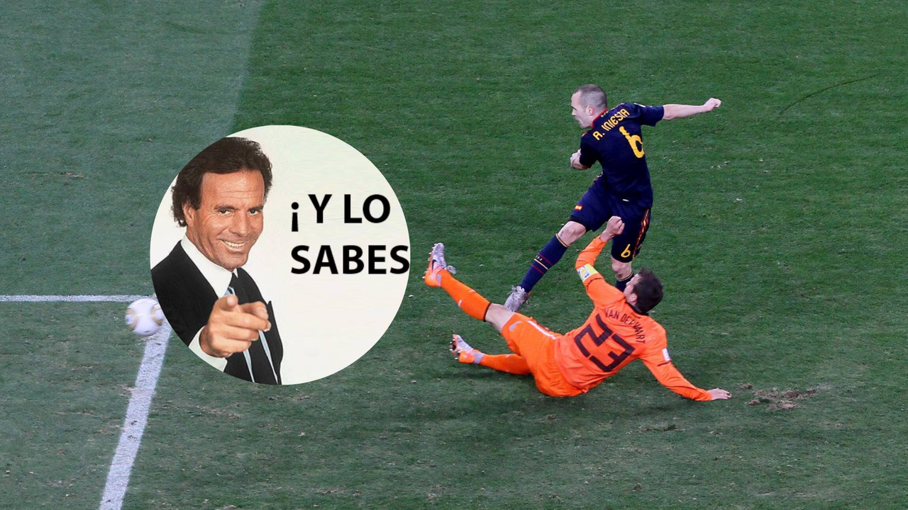 Iniesta, peor que Julio Iglesias