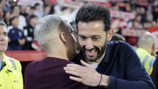 Carlos Corberán, técnico del Valencia, rehúye hablar de Europa: "El Valencia va a pelear por ganar cada partido hasta el final de temporada"