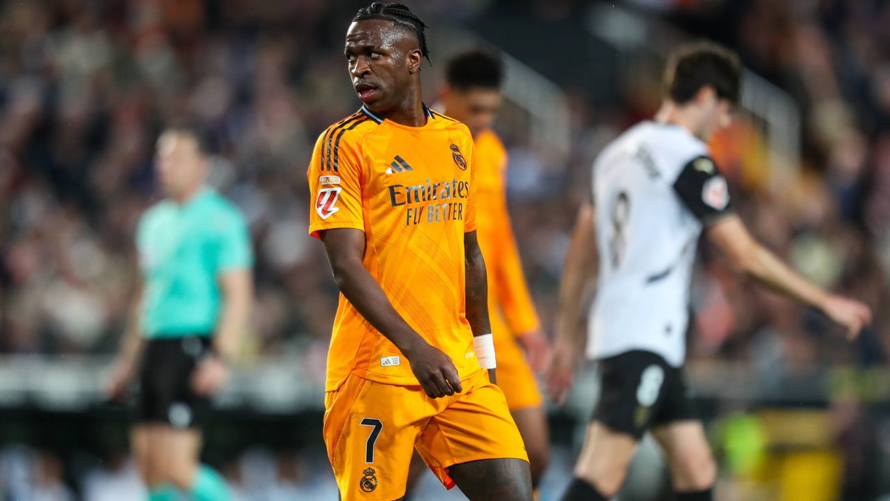 Un punto de inflexión para Vinicius: baja en la visita del Real Madrid al Valencia en Mestalla