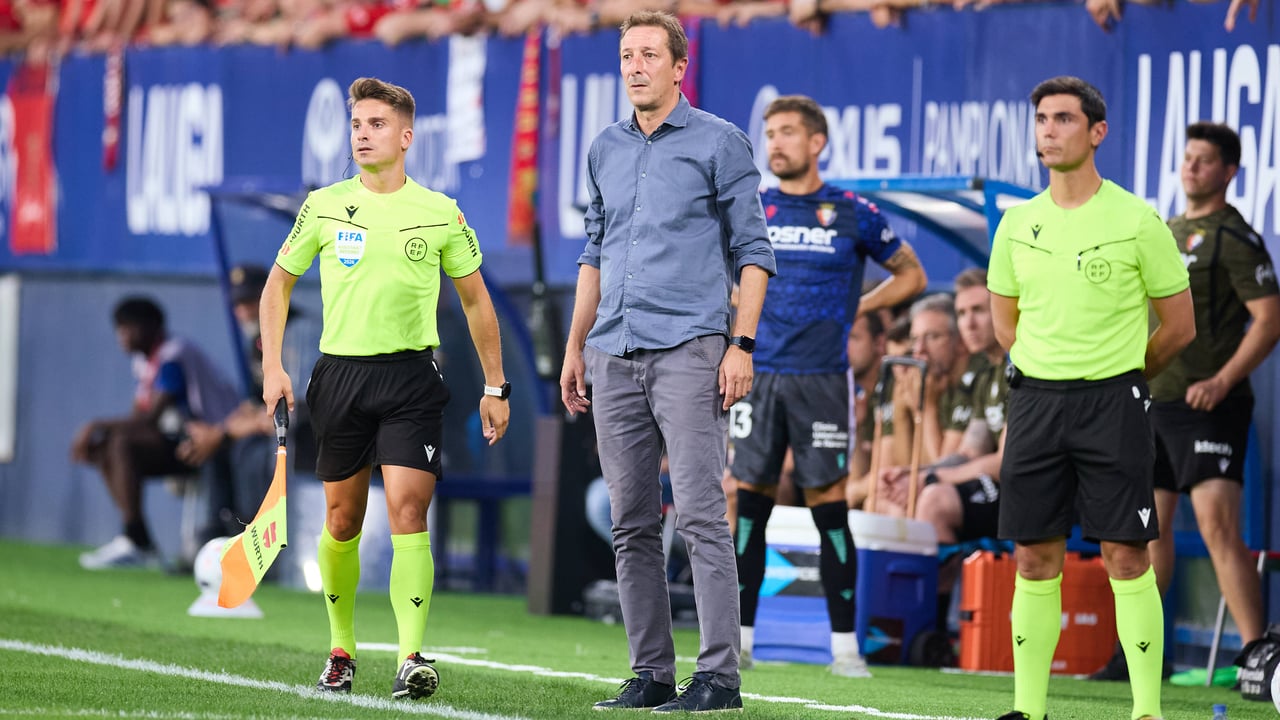 Luis Miguel Ramis, técnico de Osasuna, anuncia cambios contra el Celta de Vigo
