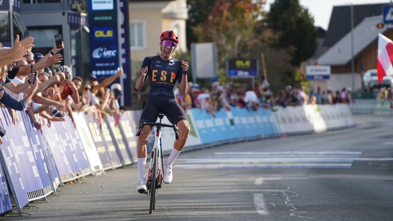 Primer oro para España en el Europeo de ciclismo