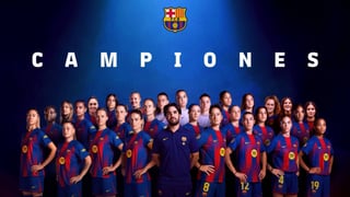 El Barcelona de Pere Romeu se proclama campeón de la Liga F tras derrotar al Espanyol