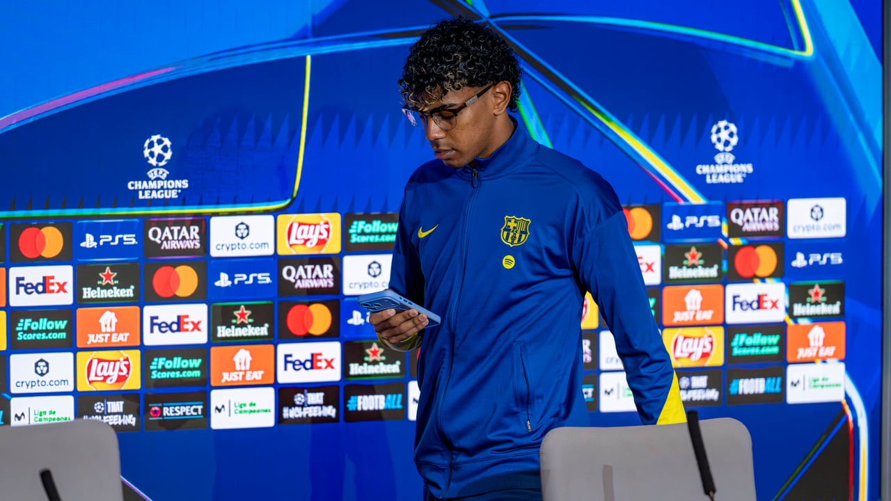 Lamine Yamal pide un favor a Simeone para el partido de vuelta