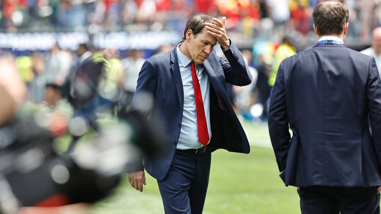 Rudi García se queja tras caer ante España: "No sé por qué no fue al VAR"