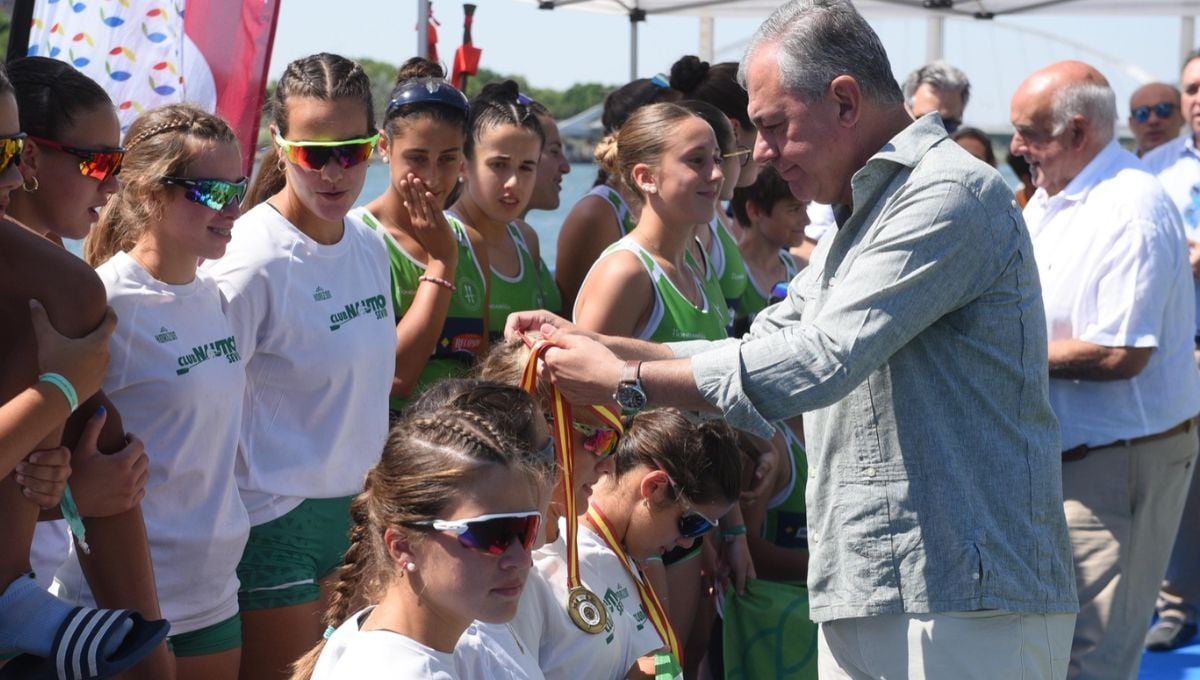 Sevilla reina en el Nacional de remo olímpico de La Cartuja