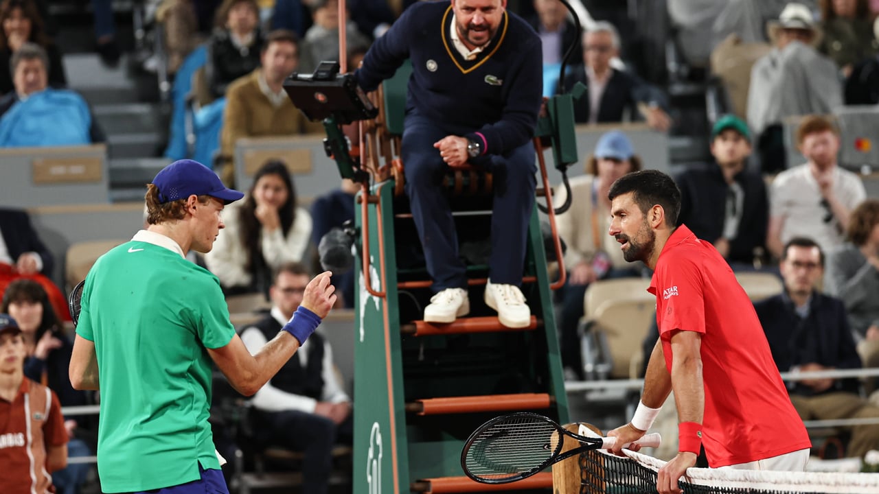 Novak Djokovic admite una preocupación antes de Roland Garros y Jannik Sinner acepta la presión