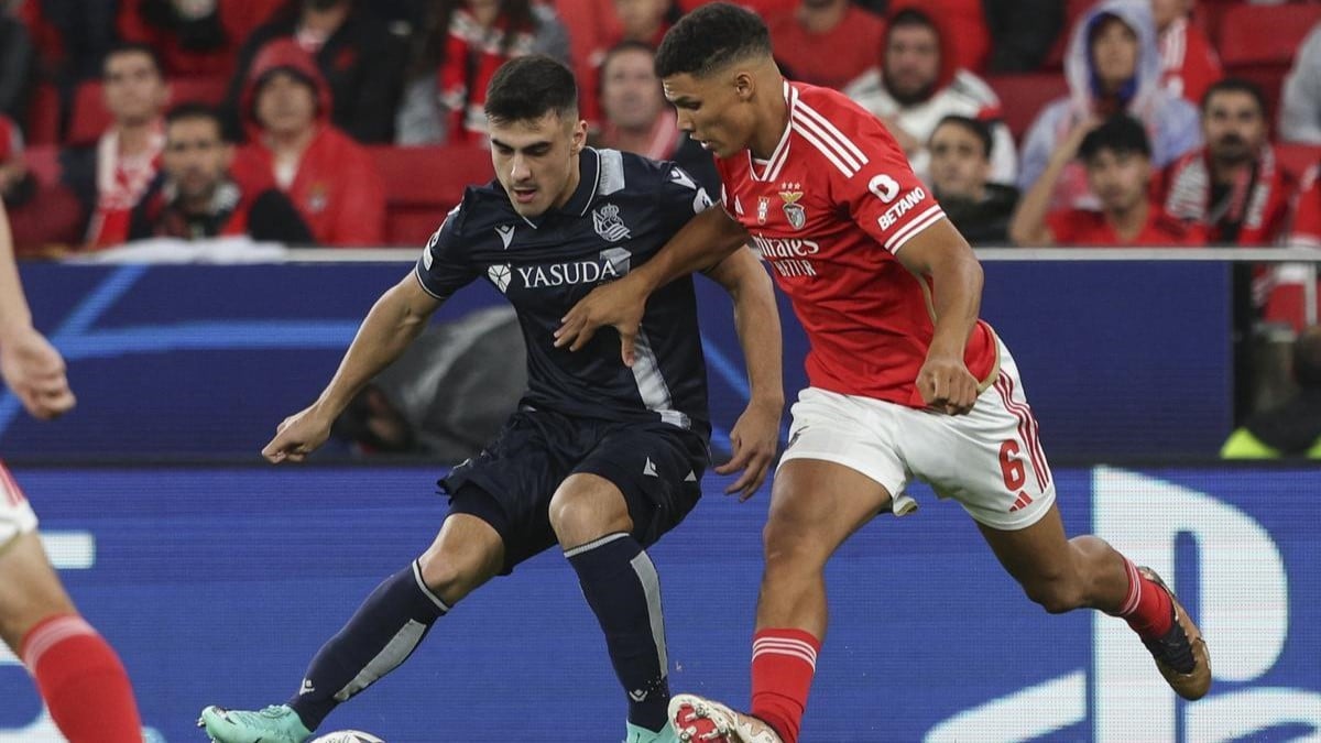 Alineaciones Real Sociedad - Benfica: Alineación posible de Real Sociedad y del Benfica en el partido de hoy de la Champions