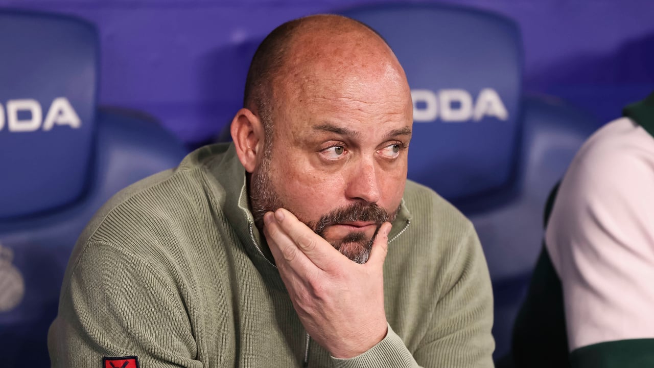 Manolo González, técnico del Espanyol: "A nivel mental estoy fuerte, no te puedes volver loco ni ponerte nervioso"