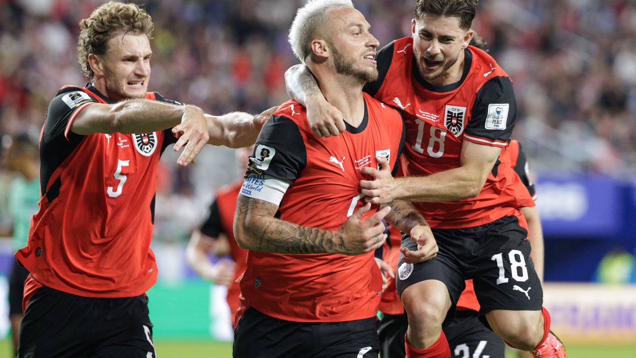 Austria 3-1 Jordania: Arnautovic despierta a tiempo
