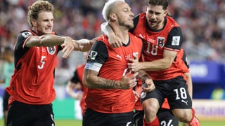 Austria 3-1 Jordania: Arnautovic despierta a tiempo